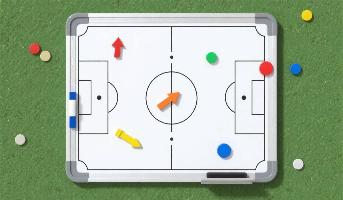 战术分析示意图